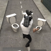 Toilet Fight Хэллоуин