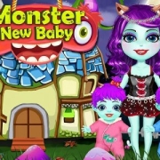 New Monster Mommy & Cute Baby