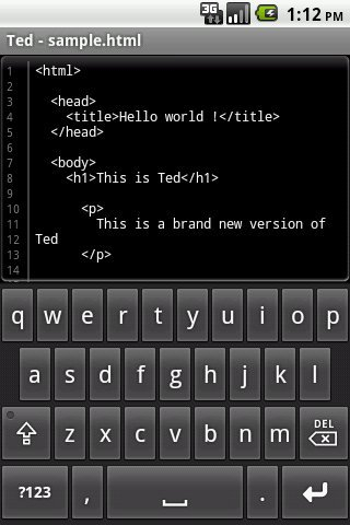 Ted (Text Editor)
